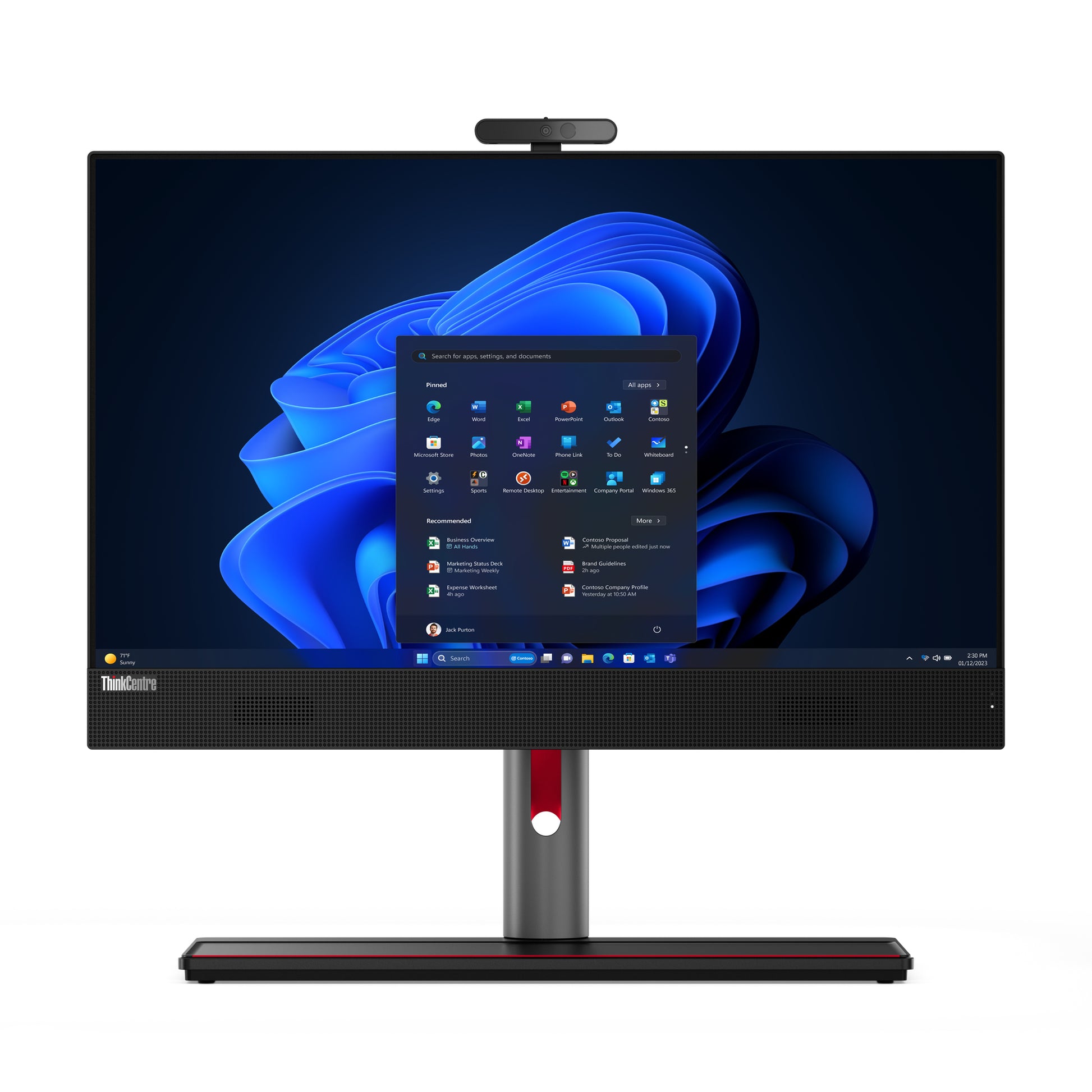 Lenovo All-in-One – 23,8" Full HD, Intel Core i5-14500, 16 GB RAM, 512 GB SSD, Windows 11 Pro