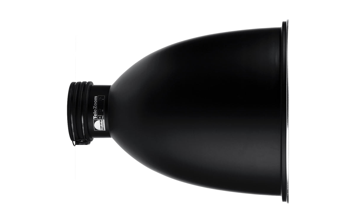 Profoto 100712 Telezoom-Reflektor – Ø 345 mm, Tiefe 420 mm – Schwarz/Silber