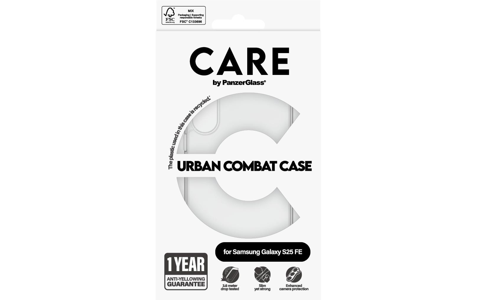 PanzerGlass Backcover – für Samsung Galaxy S25 FE – transparent
