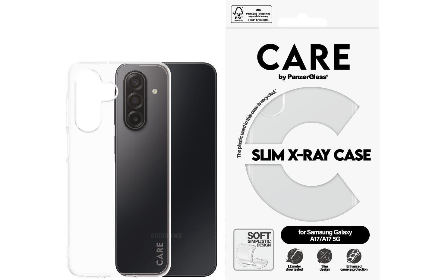 PanzerGlass Backcover – für Samsung Galaxy M17 5G/A17 4G/A17 5G – transparent