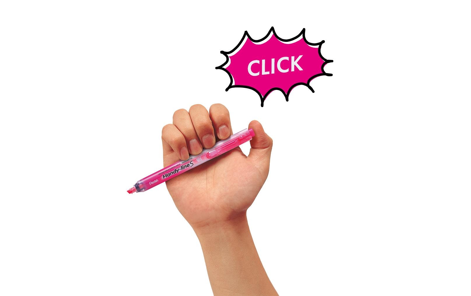 Pentel Textmarker – 5er Set, Farben sortiert