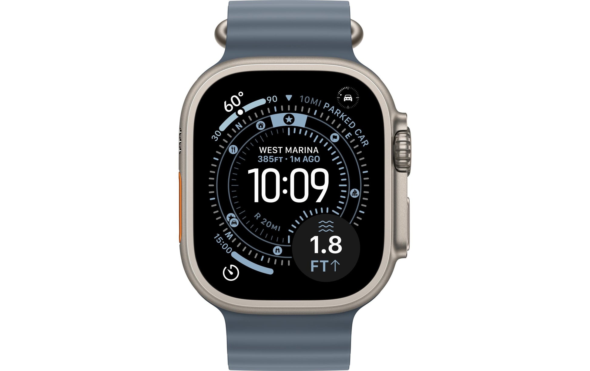 Apple Ocean Band – Anchor Blue, Universelle Grösse, für Apple Watch