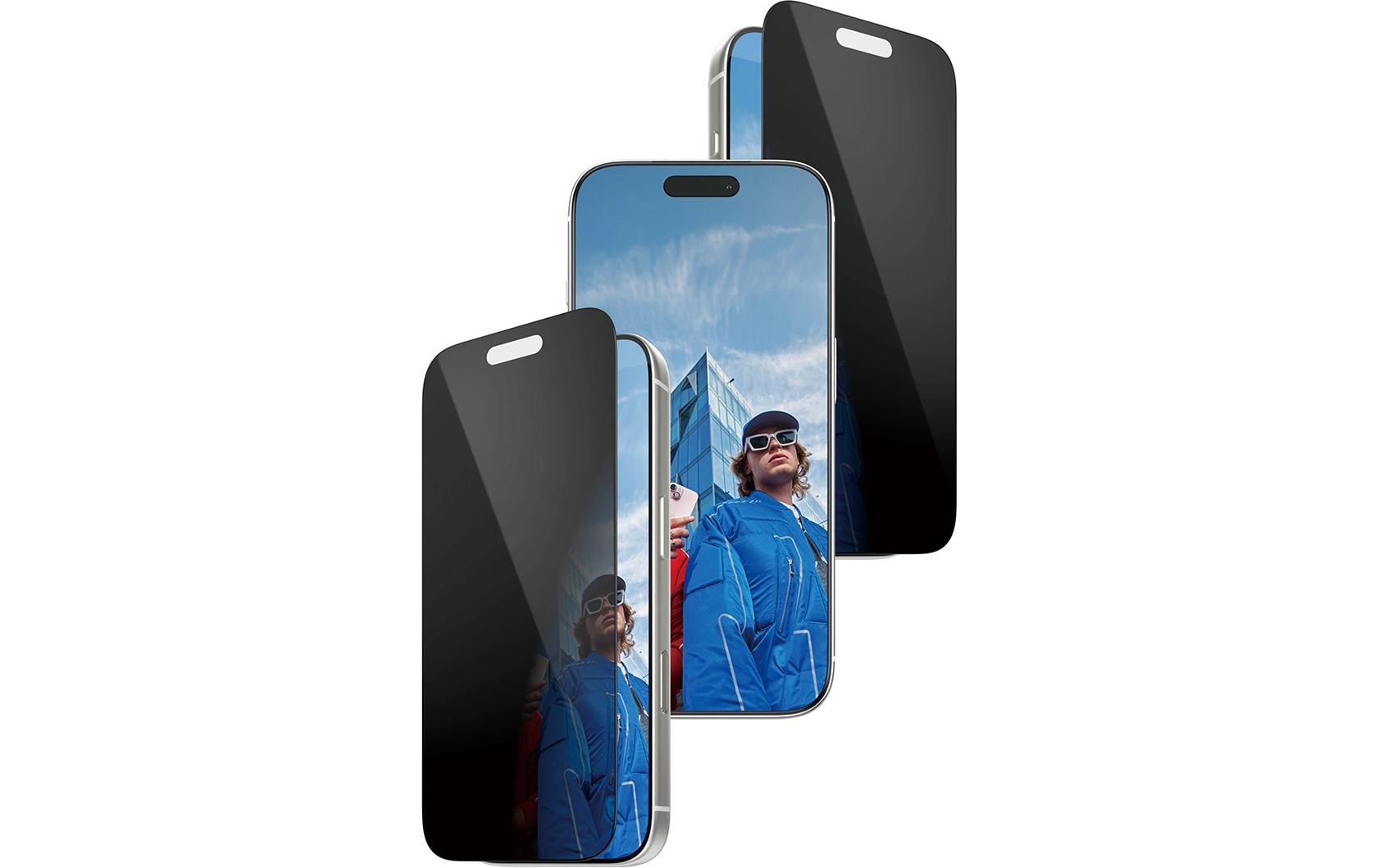 PanzerGlass Privacy Displayschutzfolie – für Apple iPhone 17 Pro – kratzfest