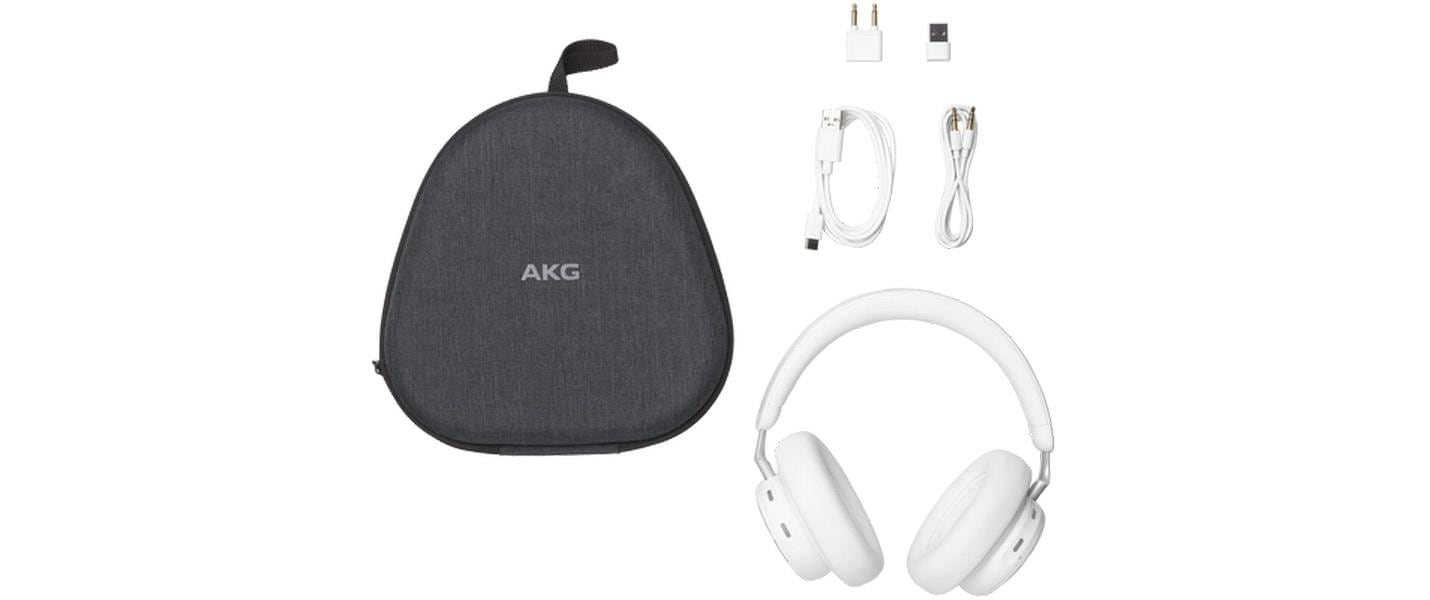 AKG N9 – Over-Ear Kopfhörer – Bluetooth 5.3, ANC – Weiss – bis 100 h