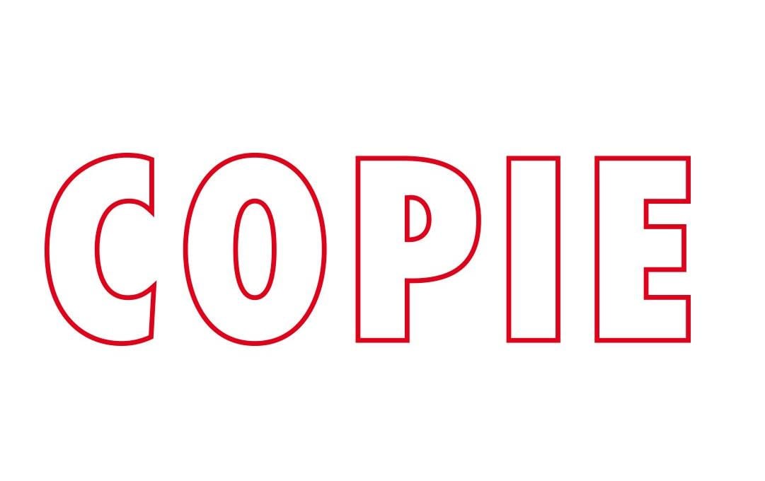 Colop Textstempel selbstfärbend zum Selbersetzen – rot, grün
