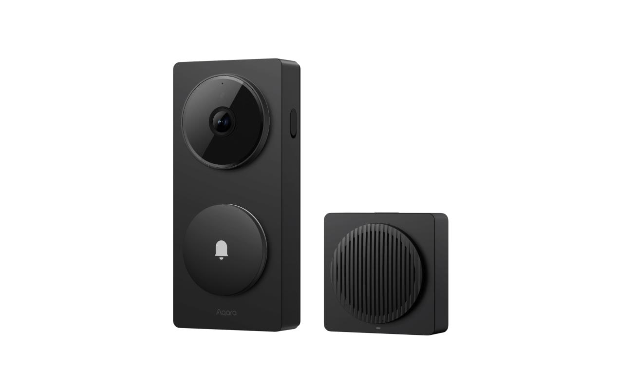 Aqara Smart Video-Türklingel G410 Video-Türklingel – 3 MP, 175°, IR, WLAN, Akku, Netz, Schwarz