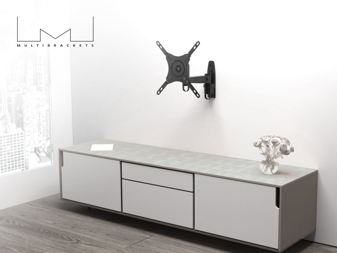 Multibrackets 32 – Wandhalterung, schwenkbar, für 30", VESA 200×200, bis 15 kg, schwarz
