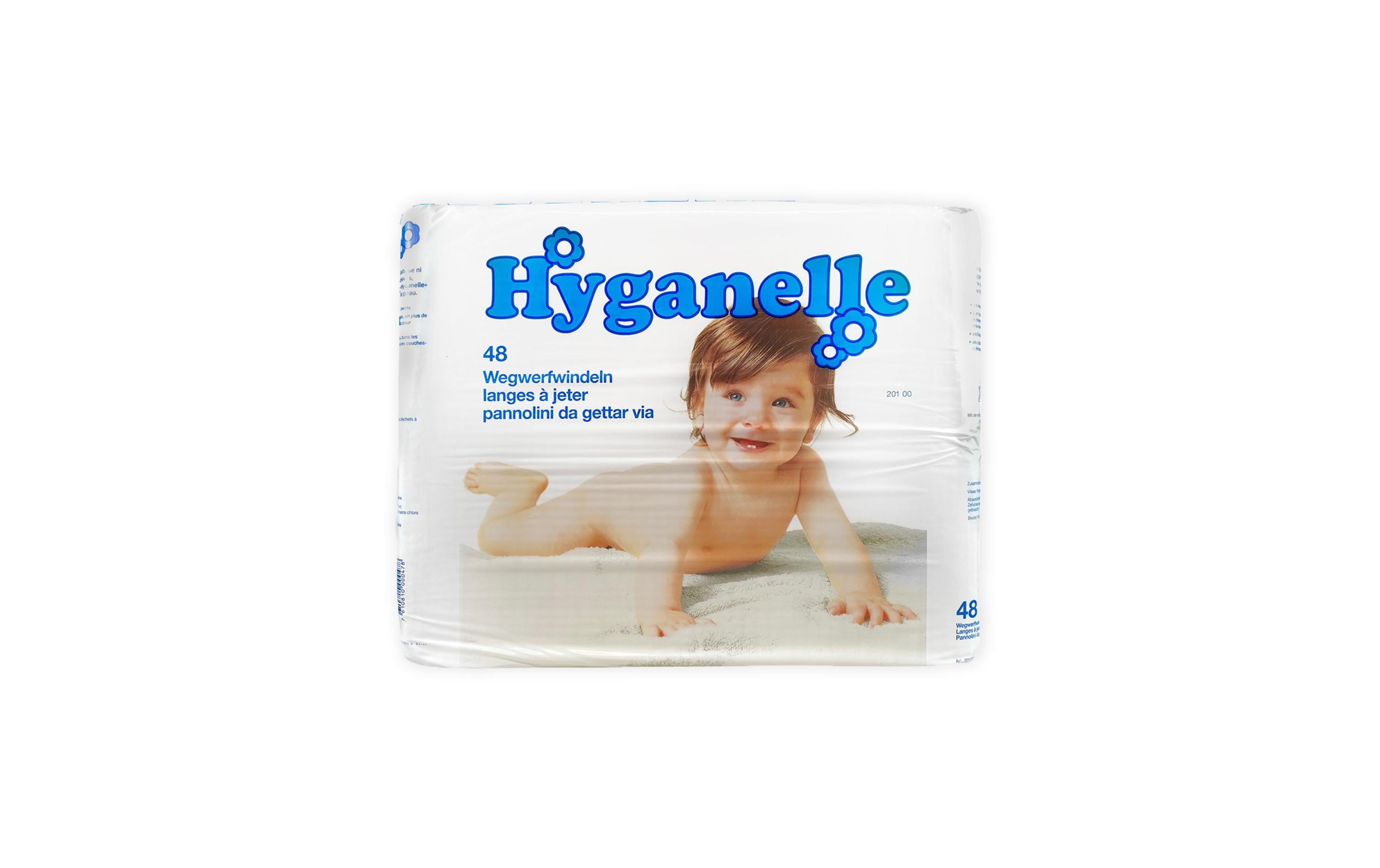 Diverse Hyganelle Streifenwindeln Gr. 4 – 48 Stk – Weiss