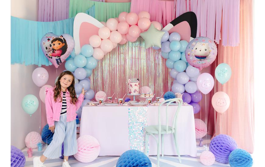 PartyDeco Gabby's Dollhouse Luftballons – mehrfarbig – Ø 27 cm – Latex – 6 Stk