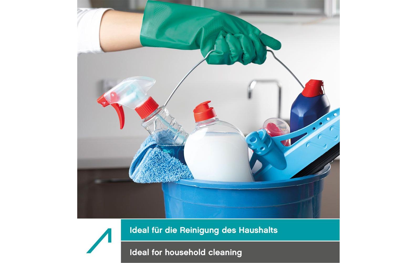 ACE Einweghandschuhe Nitril – S, 6 Stück – Grün, Chemikalienbeständig
