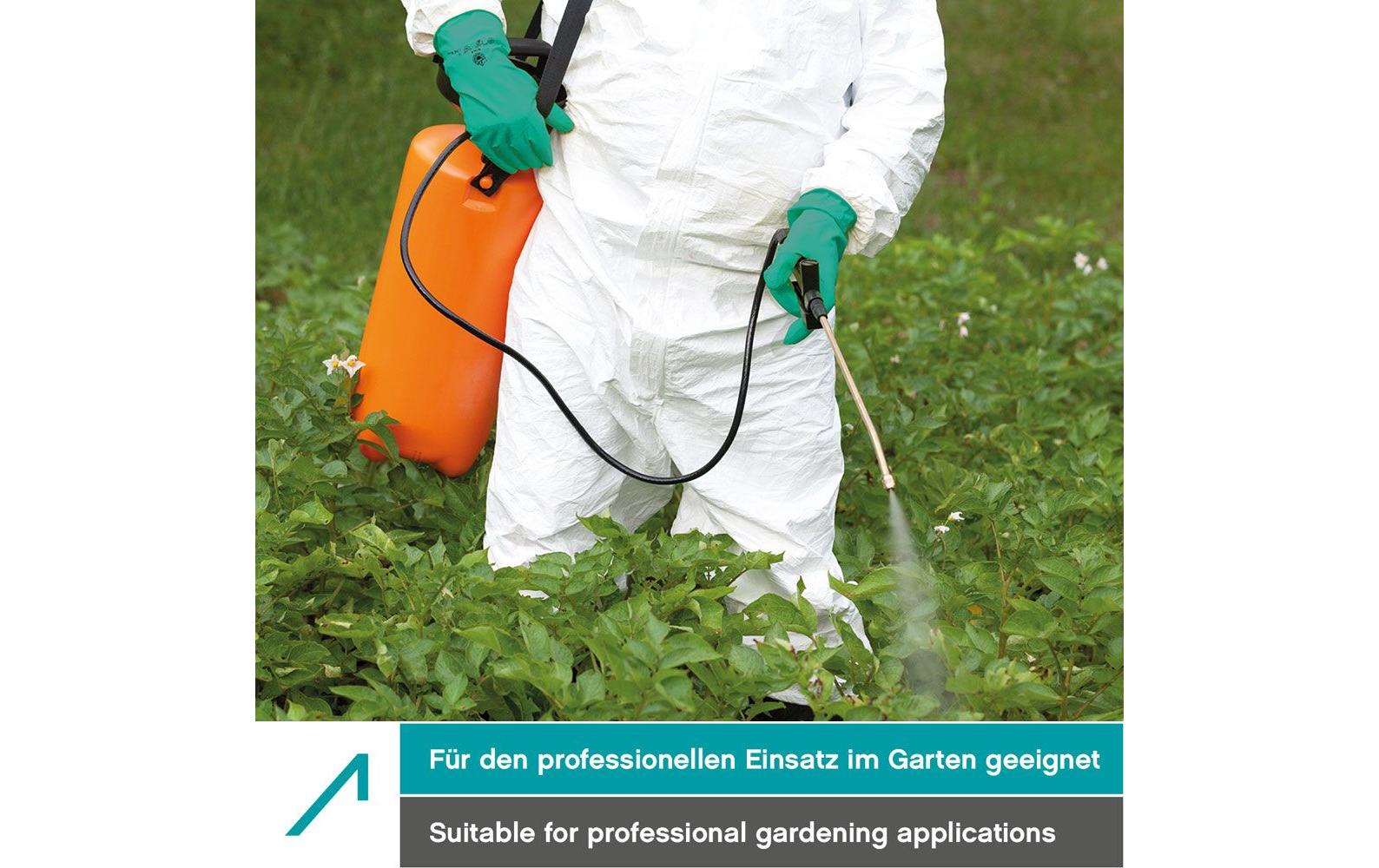 ACE Chemikalienhandschuhe Heisenberg – L, 3 Paar (6 Stück) – Nitril, Grün, Chemikalienbeständig