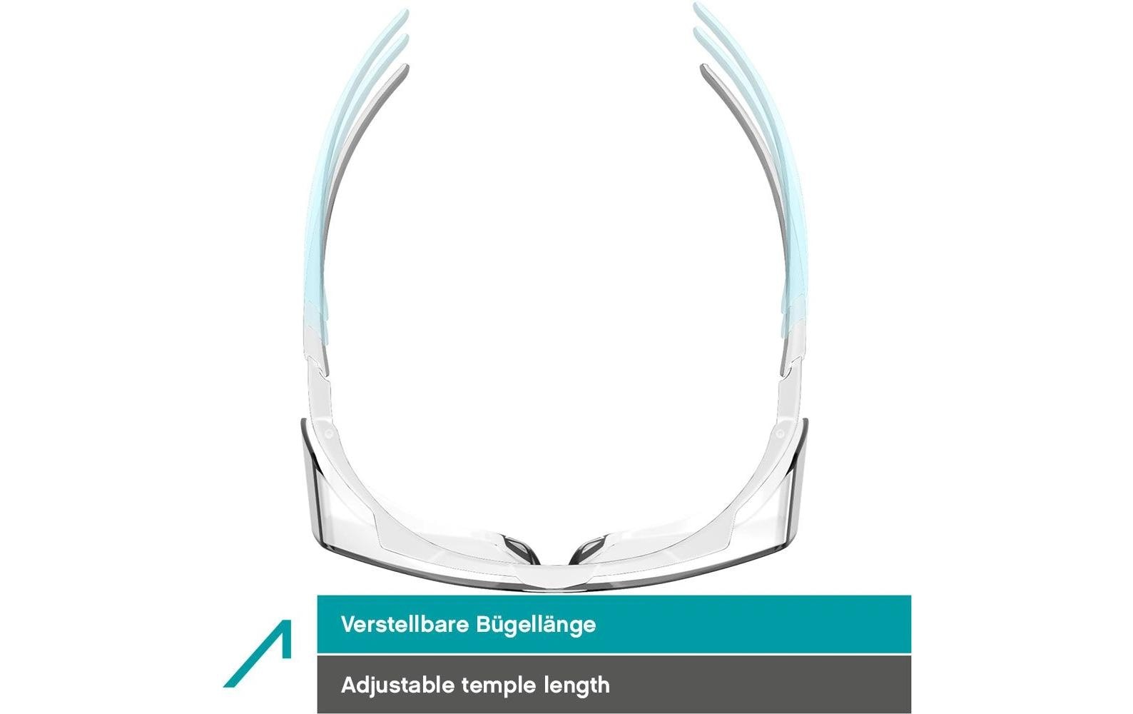 ACE Überbrille Evo 5006-T2 – klar, für Brillenträger, beschlagfrei, kratzfest