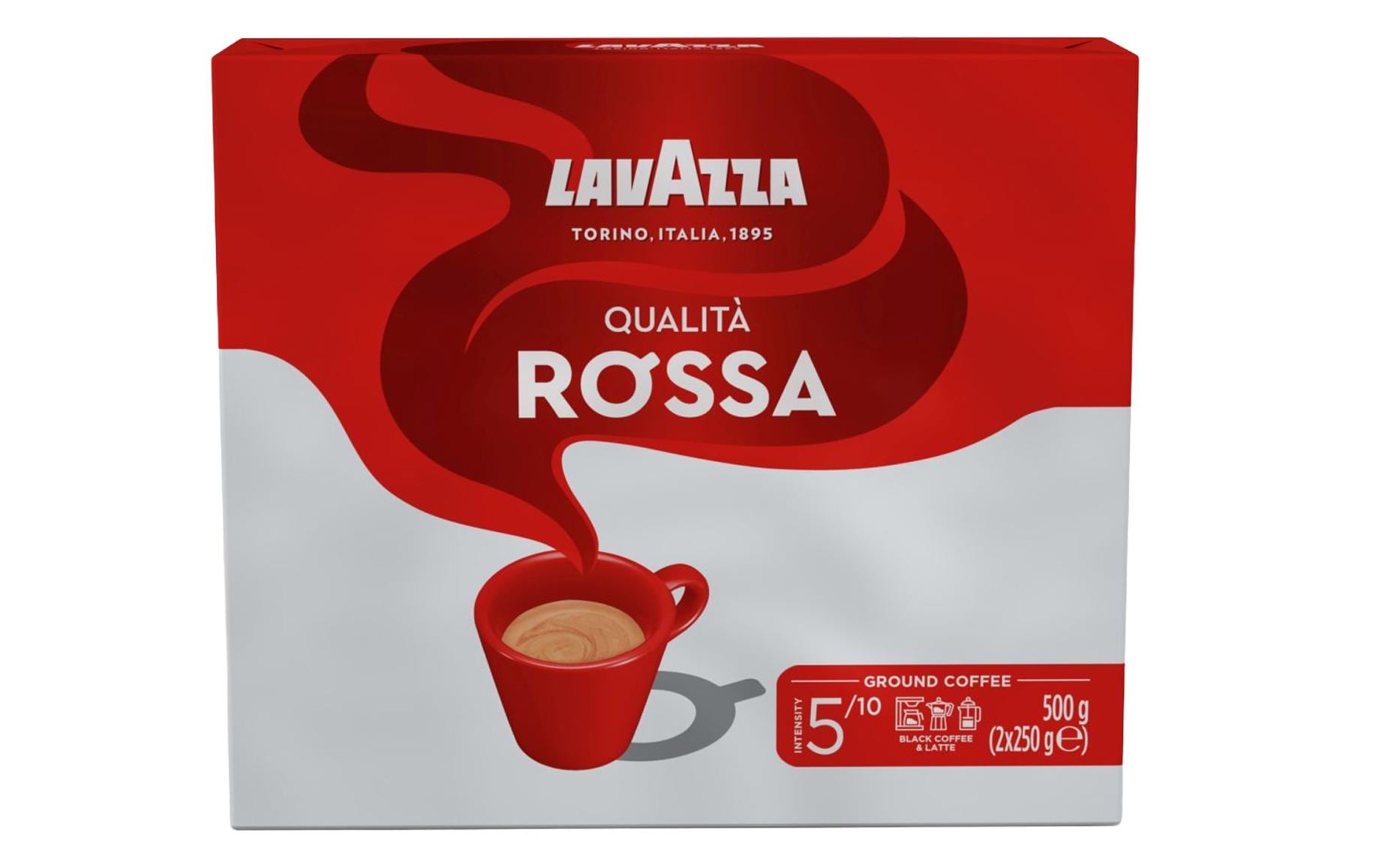 Lavazza Qualità Rossa – Kaffeebohnen – Espresso, Arabica/Robusta, 500 g