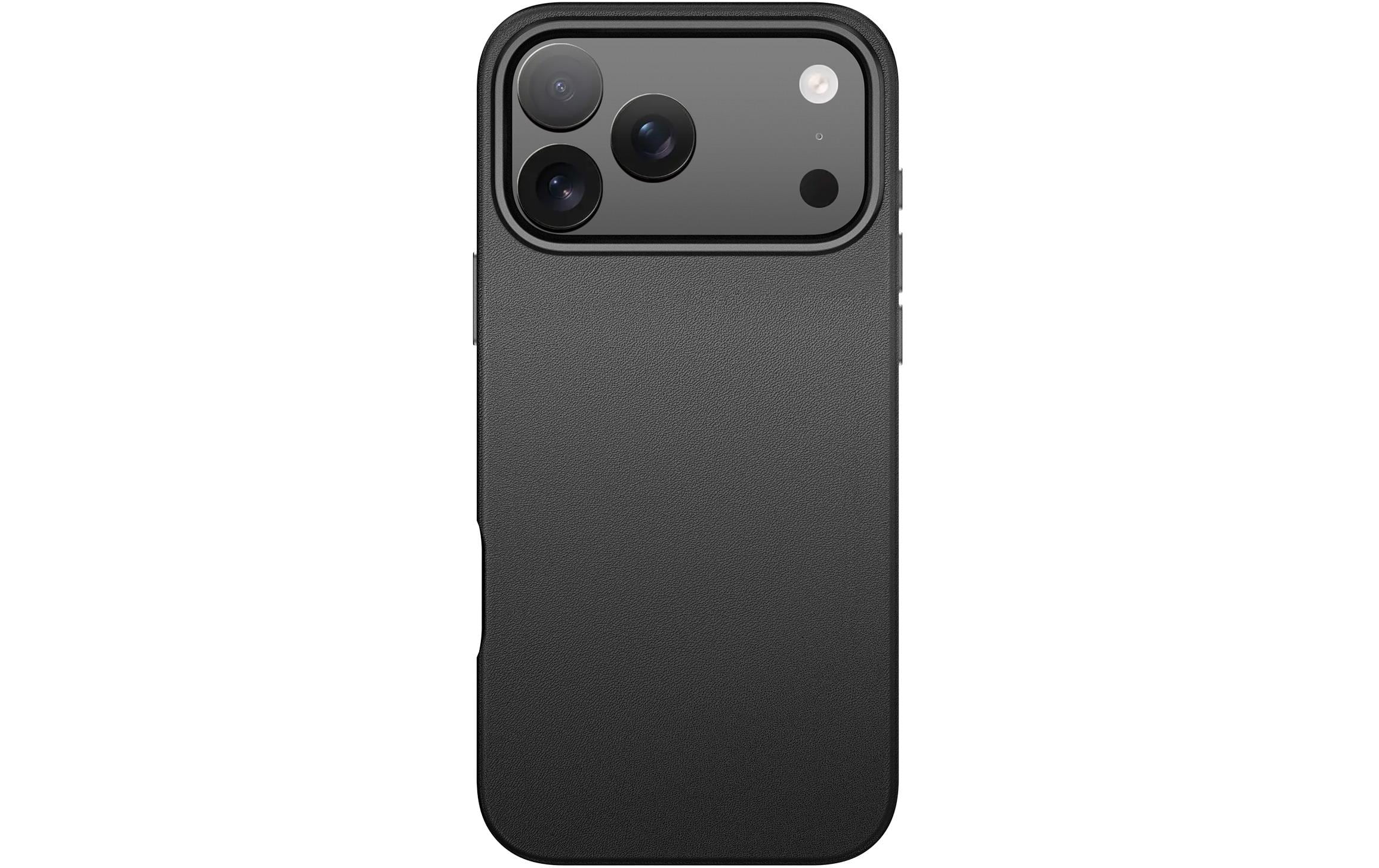 nevox StyleShell PRO Backcover – für Apple iPhone 17 Pro Max, Leder, schwarz