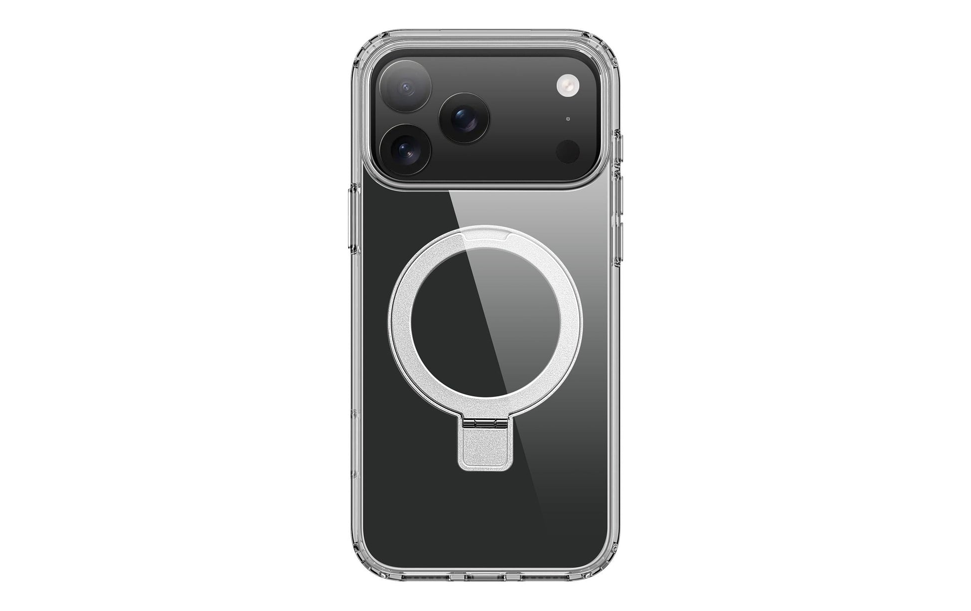 nevox StyleShell SHOCKFlex Backcover – für Apple iPhone 17 Pro Max, mit Ständer, TPU, Transparent