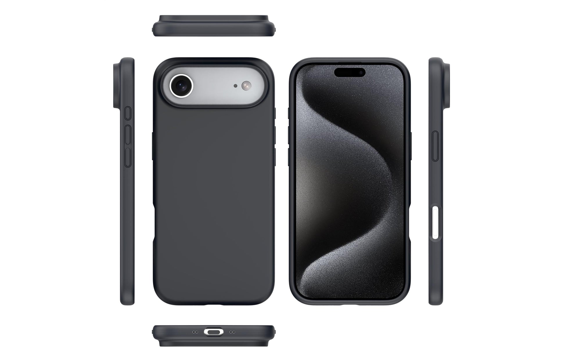 nevox StyleShell SHOCK Backcover – für Apple iPhone Air, MagSafe, PC, Schwarz