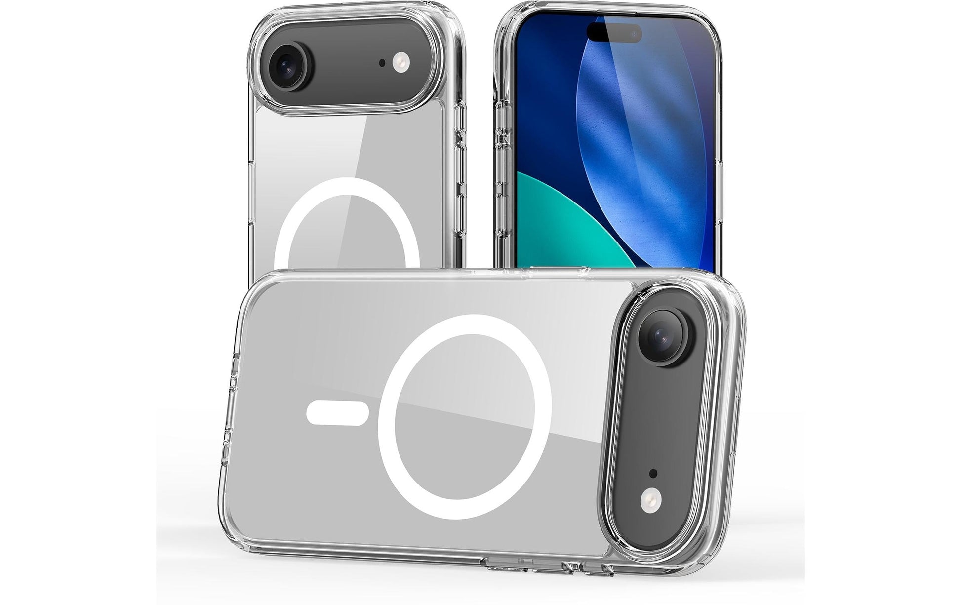 nevox StyleShell SHOCKFlex Backcover – für Apple iPhone Air, MagSafe, PC, Transparent