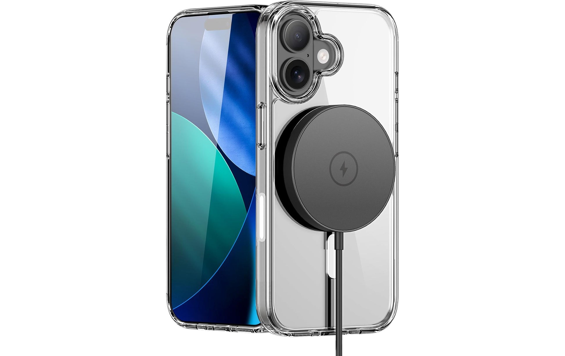 nevox StyleShell SHOCKFlex Backcover – für Apple iPhone 17, MagSafe, PC, Transparent
