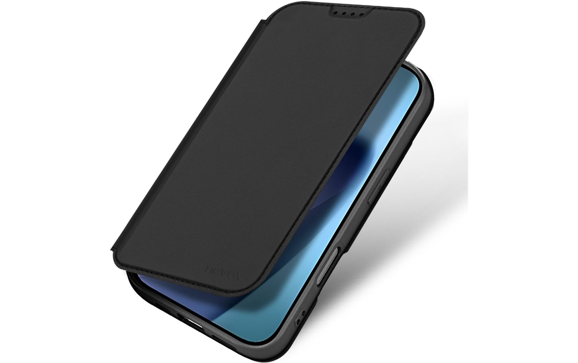nevox Vario Series Wallethülle – für Apple iPhone 17, mit Kartenfach, PU, Schwarz