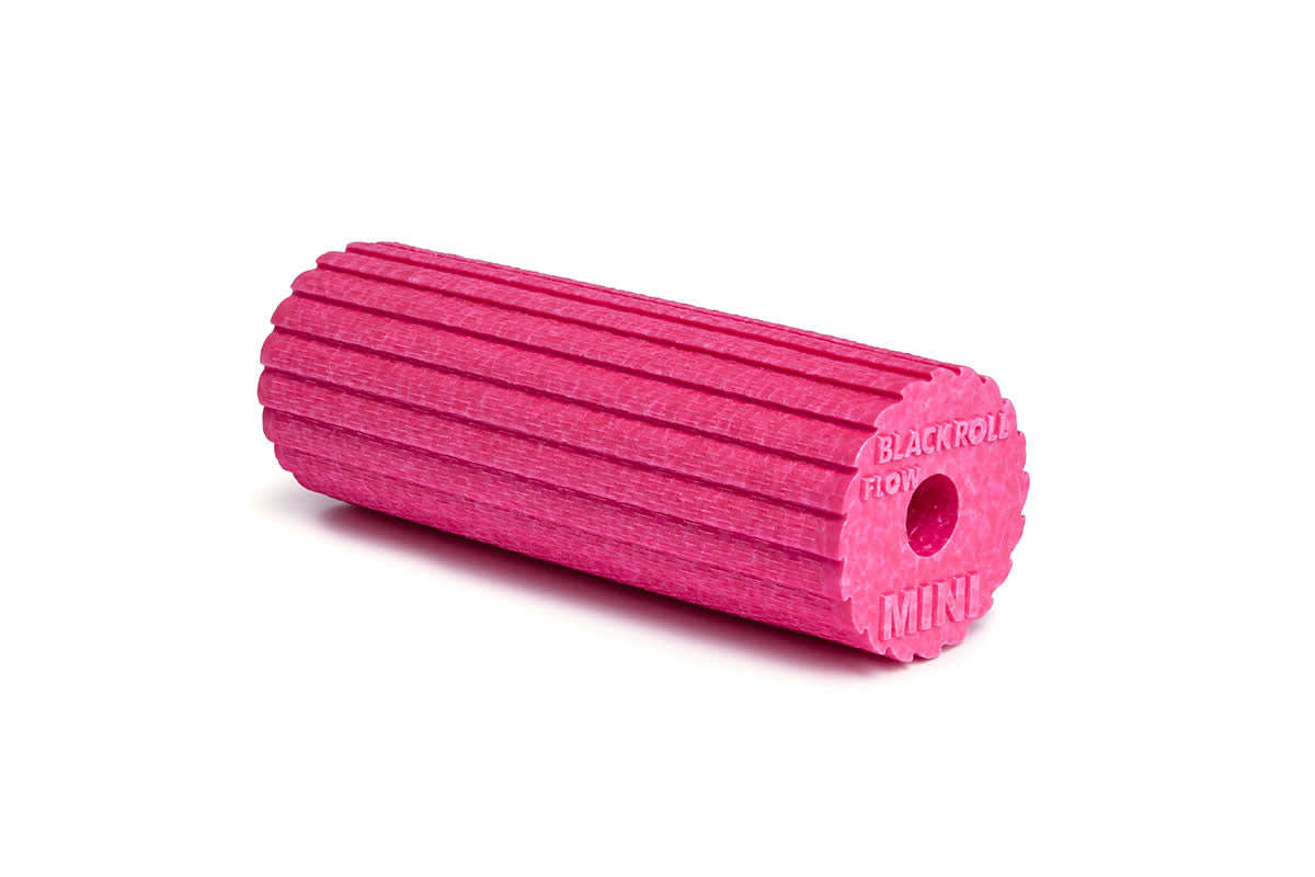 Blackroll Mini Faszienrolle Flow – 6 × 15 cm, Pink – Schaum