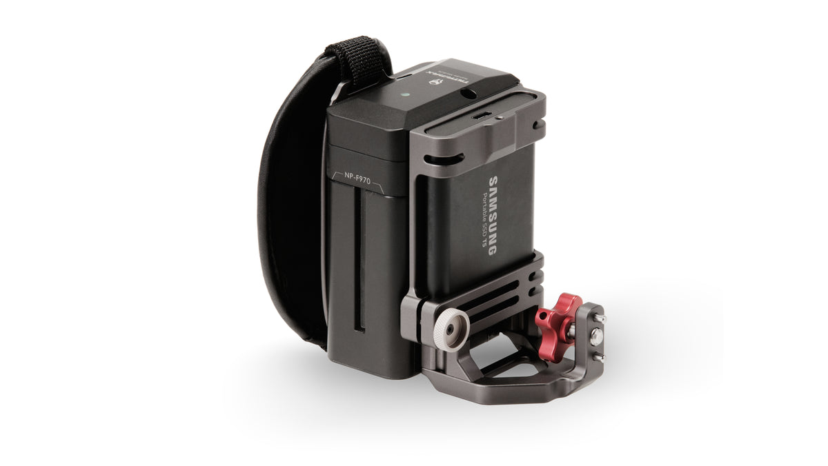 Tilta TA-SH3-97 Side Power Handle – für Sony a7, a9, Canon 5D und andere – Grau