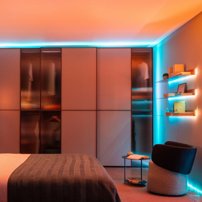 Twinkly LED-Strip – Starterset, 1,5 m, 540 lm, 24 W, RGB, BT, für HomeKit, schwarz