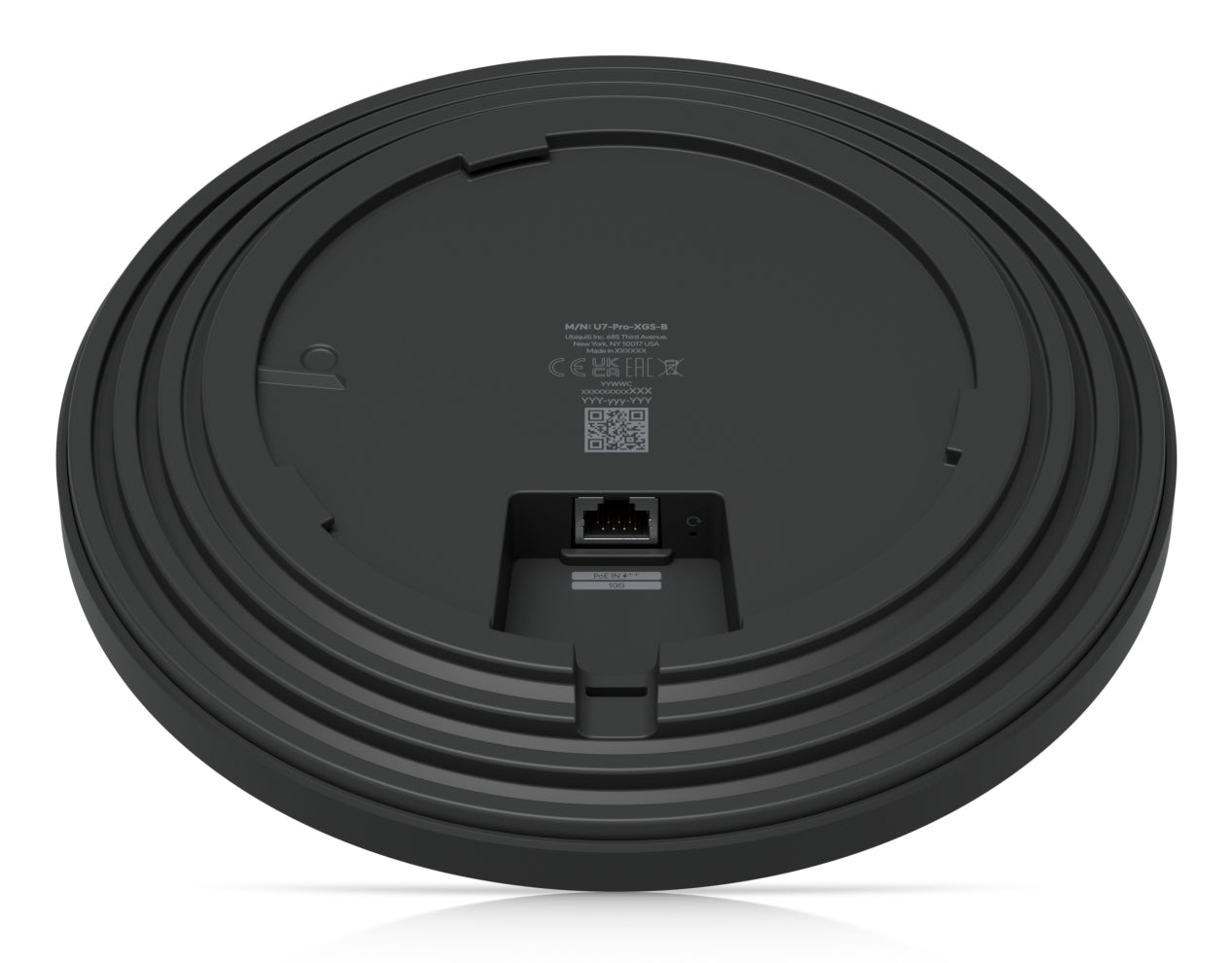 Ubiquiti U7-Pro-XGS-B – Access Point – Wi-Fi 7 (2.4/5/6), 8.6 Gbit/s, 10GbE, PoE++, Wand/Decke
