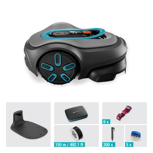 Gardena smart SILENO pro Rasenmähroboter – 600 m² – Ø 160 mm, Schnitthöhe 25–45 mm