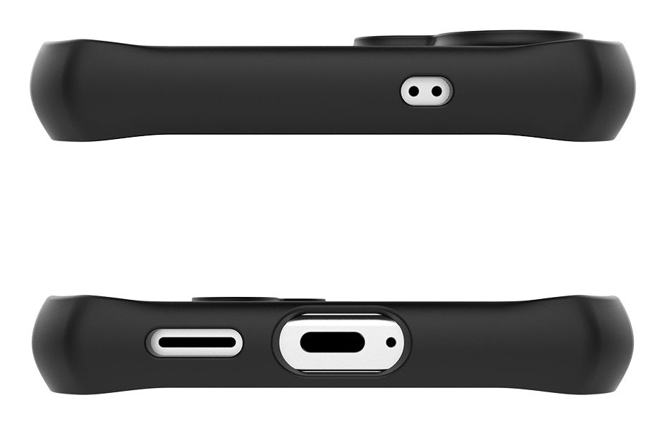 Mobilis Backcover – für Samsung Galaxy S25 FE, Schwarz, bis 3 m sturzsicher
