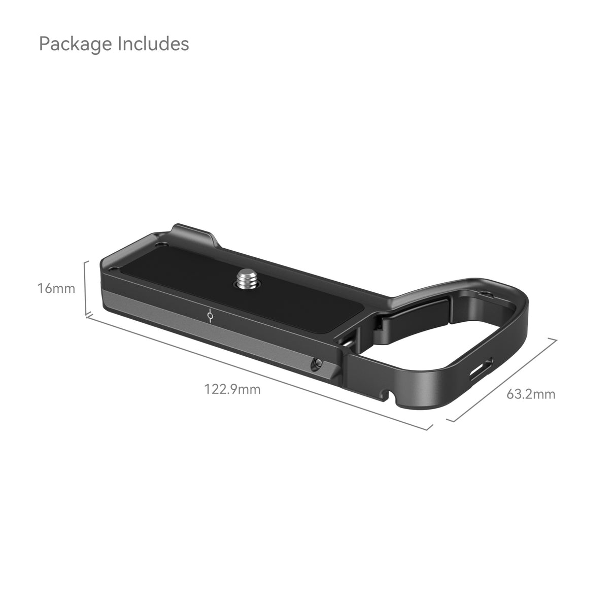 SmallRig 4338 Montageplatte – Schnellfreigabesystem, 1/4", 3/8" – für Sony A6700 – Schwarz