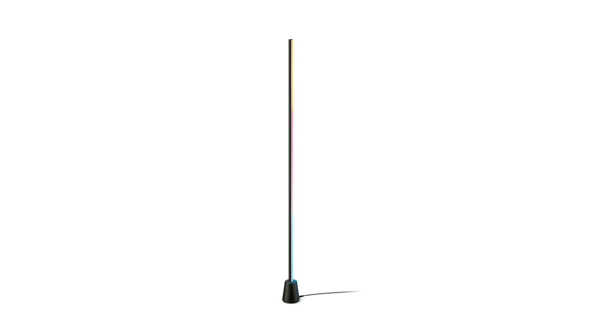 Philips by Signify Stehleuchte Gradient – 2200–6500 K, dimmbar, WLAN, App-Steuerung, 135,5 cm – Schwarz