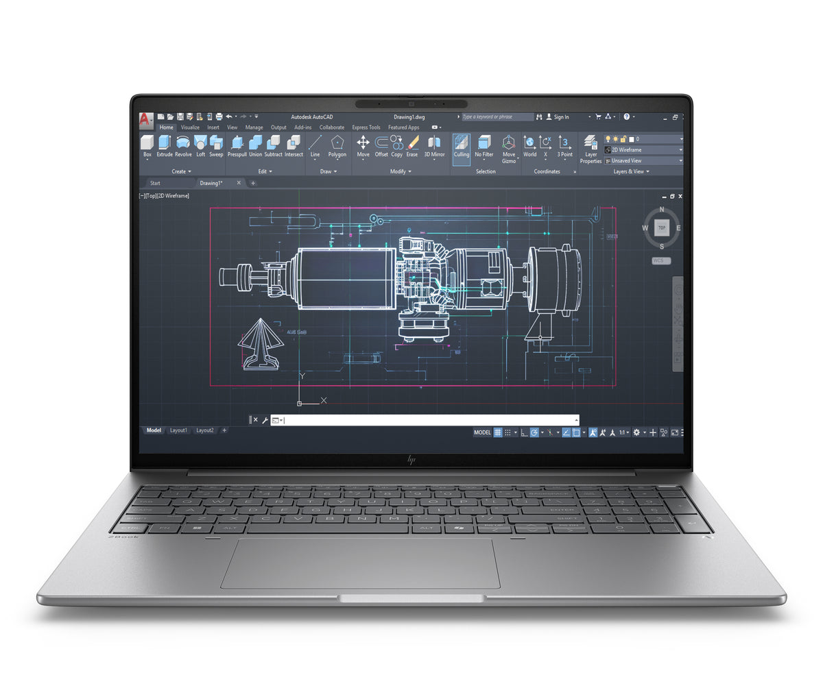 HP Zbook 8 G1I – 16" WUXGA Touch, Core Ultra 7 255H, 32 GB, 1 TB SSD, RTX 500 Ada, Win 11 Pro