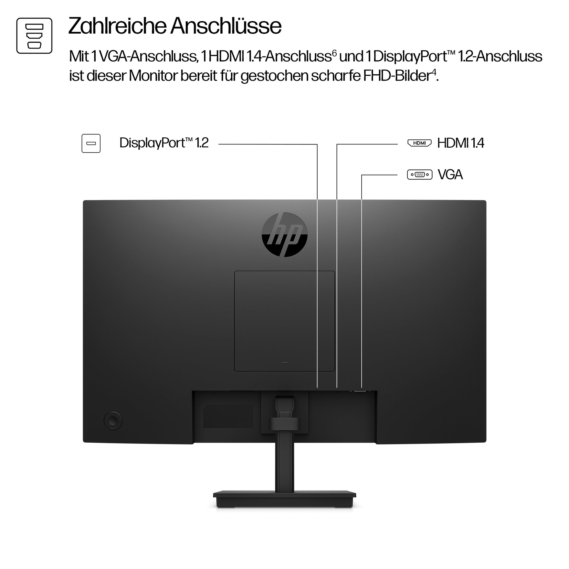 HP Serie 3 Pro 324pf – Monitor, 23,8", 1920 × 1080 (Full HD)