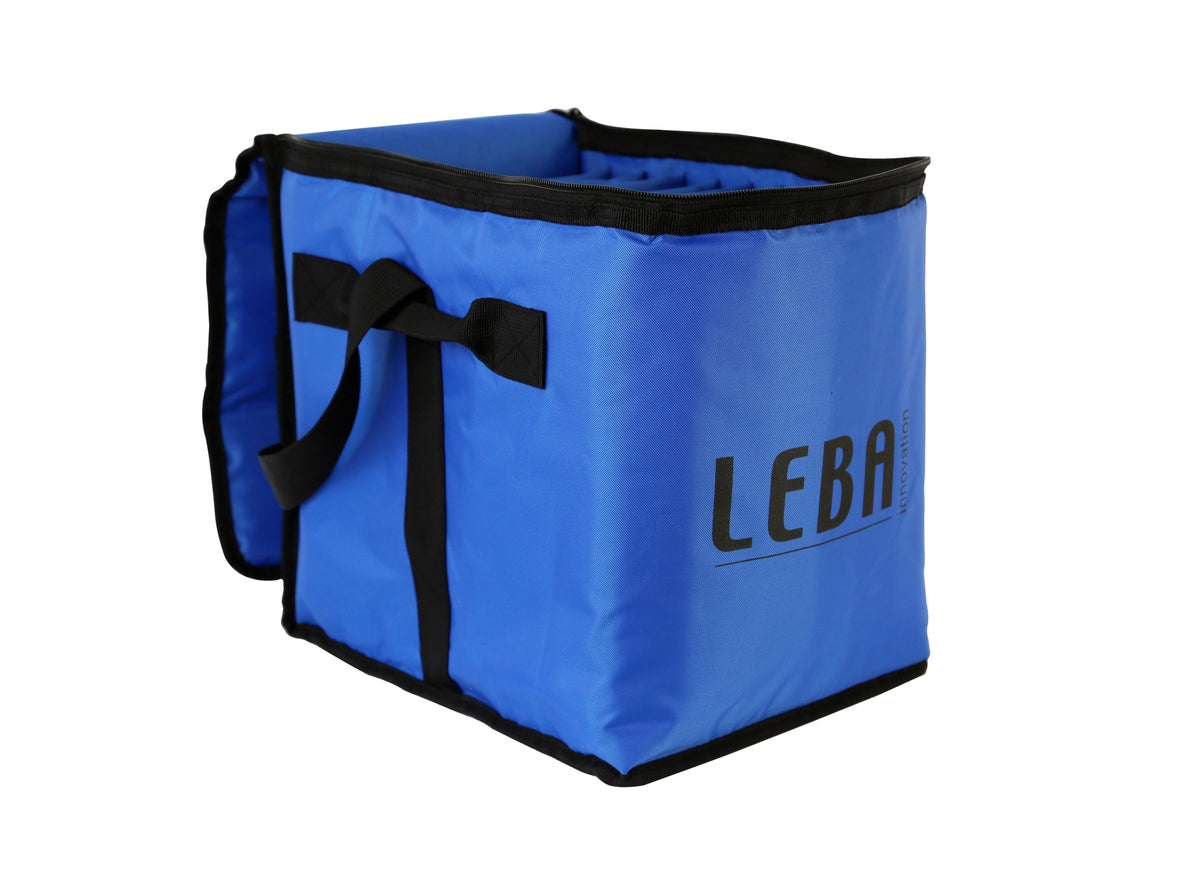 LEBA Innovation Leba NoteBag Lade-/Aufbewahrungsschrank – für 10 Geräte – AC-Kabel – Blau