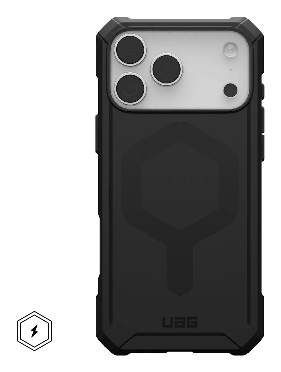 Urban Armor Gear UAG – Essential Armor MS Backcover – für Apple iPhone 17 Pro Max – schwarz