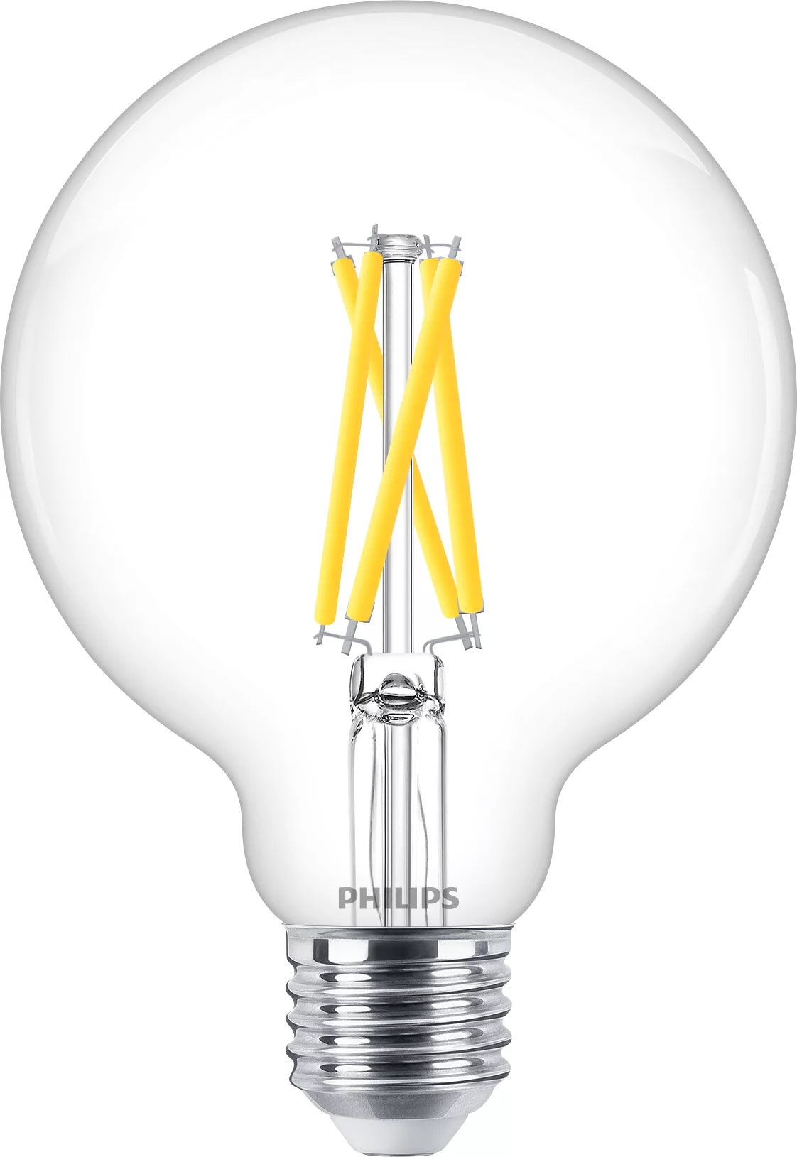 Philips by Signify Philips Leuchtmittel E27 G93 – Warmweiss 2200–2700 K, 806 lm, 5,9 W, dimmbar – 1 Stk.