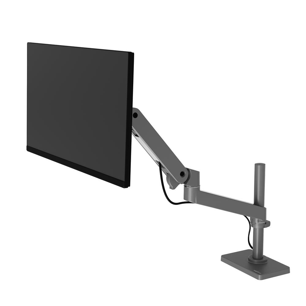 Ergotron LX PRO DIG – Monitorarm, Tischdurchführung, hohe Säule