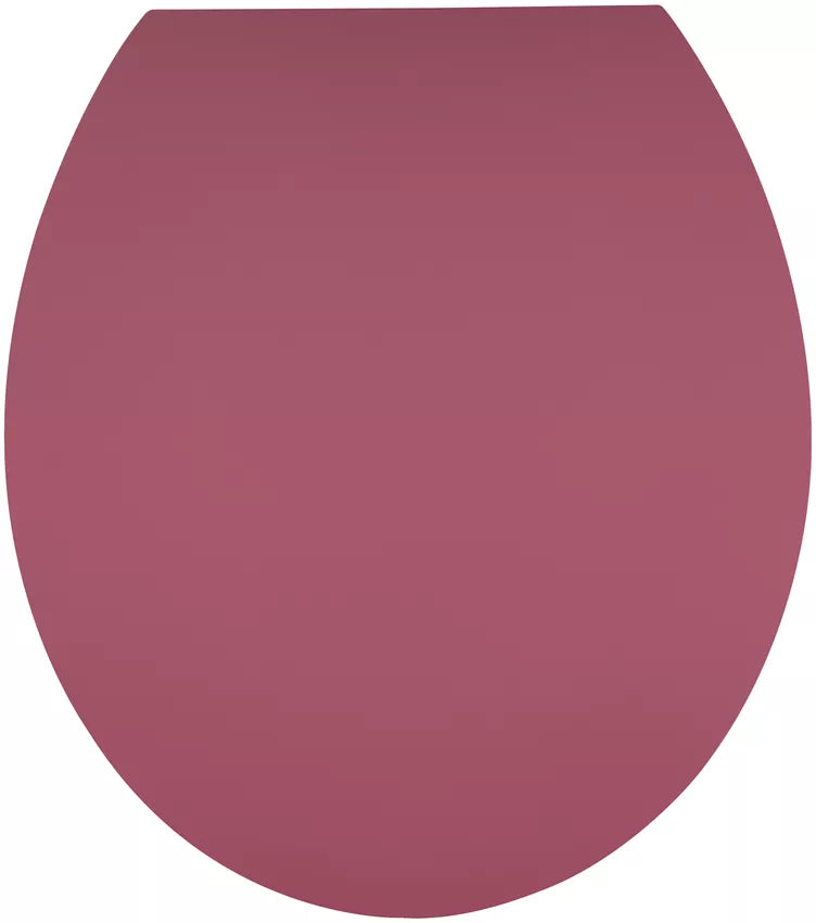 Diaqua Toilettensitz – Duroplast, rot, weiss, mit Deckel, 38,2 × 44 cm