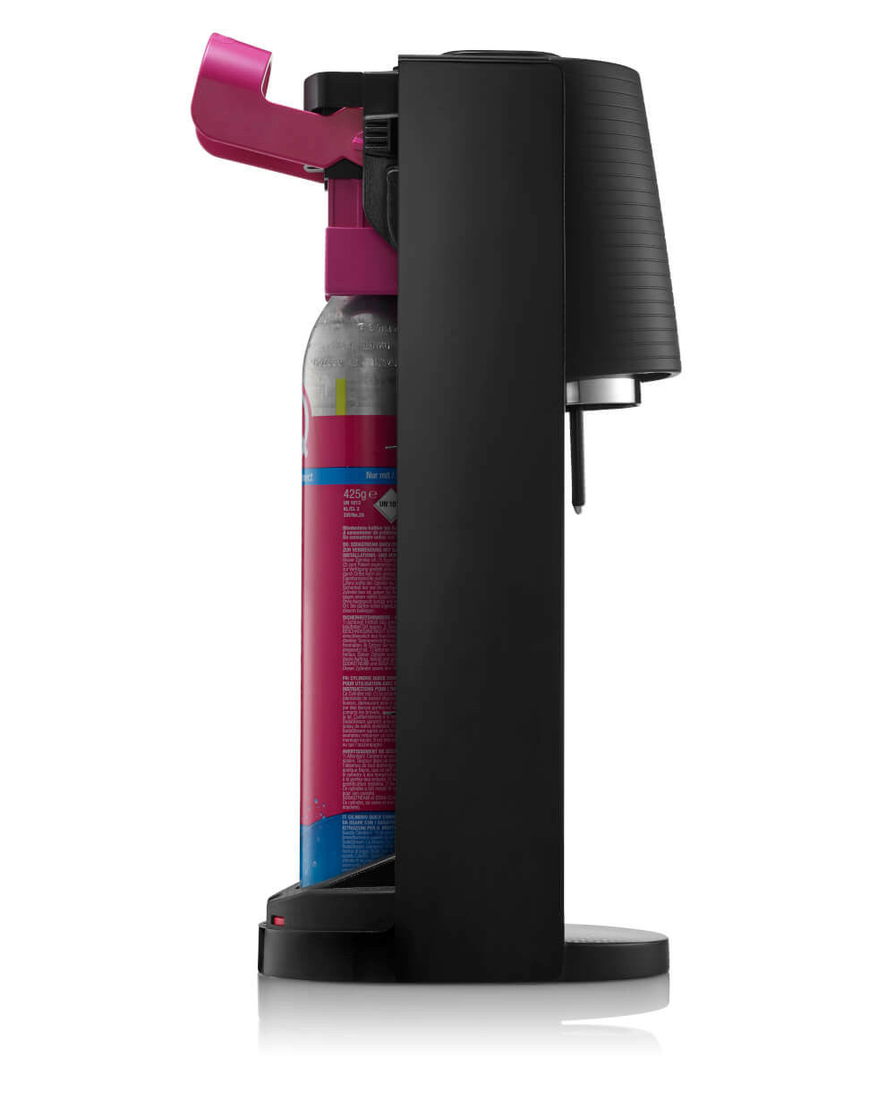SodaStream Soda-Maker Terra Megapack – 1 l, Metall/Kunststoff, Schwarz