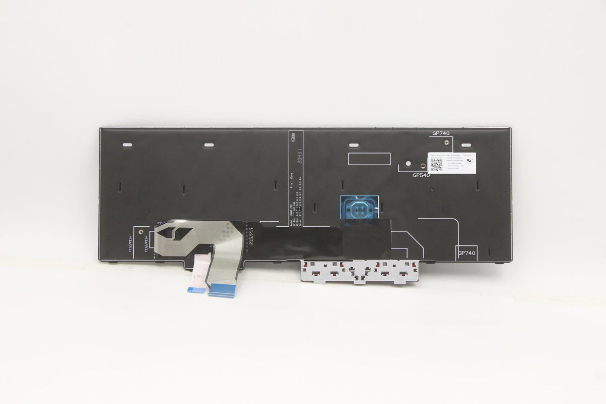 Lenovo Notebook-Ersatztastatur – Isländisch – Schwarz – für ThinkPad P15 Gen 1 (20ST, 20SU)