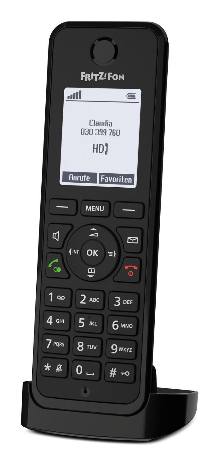 FRITZ! AVM FRITZ Fon M3 – DECT-Telefon nur Mobilteil, mit Anrufbeantworter, Freisprechen, schwarz