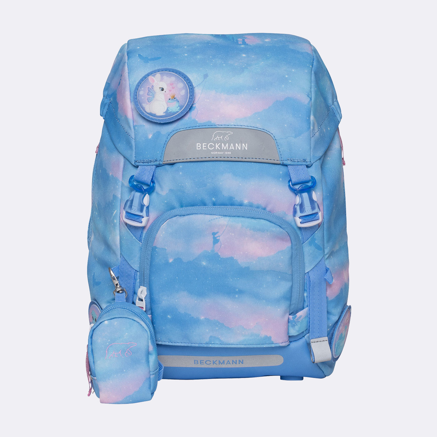Beckmann Classic – Schulrucksack-Set 6-teilig, Fairytale, 22 l, 24×37×25 cm