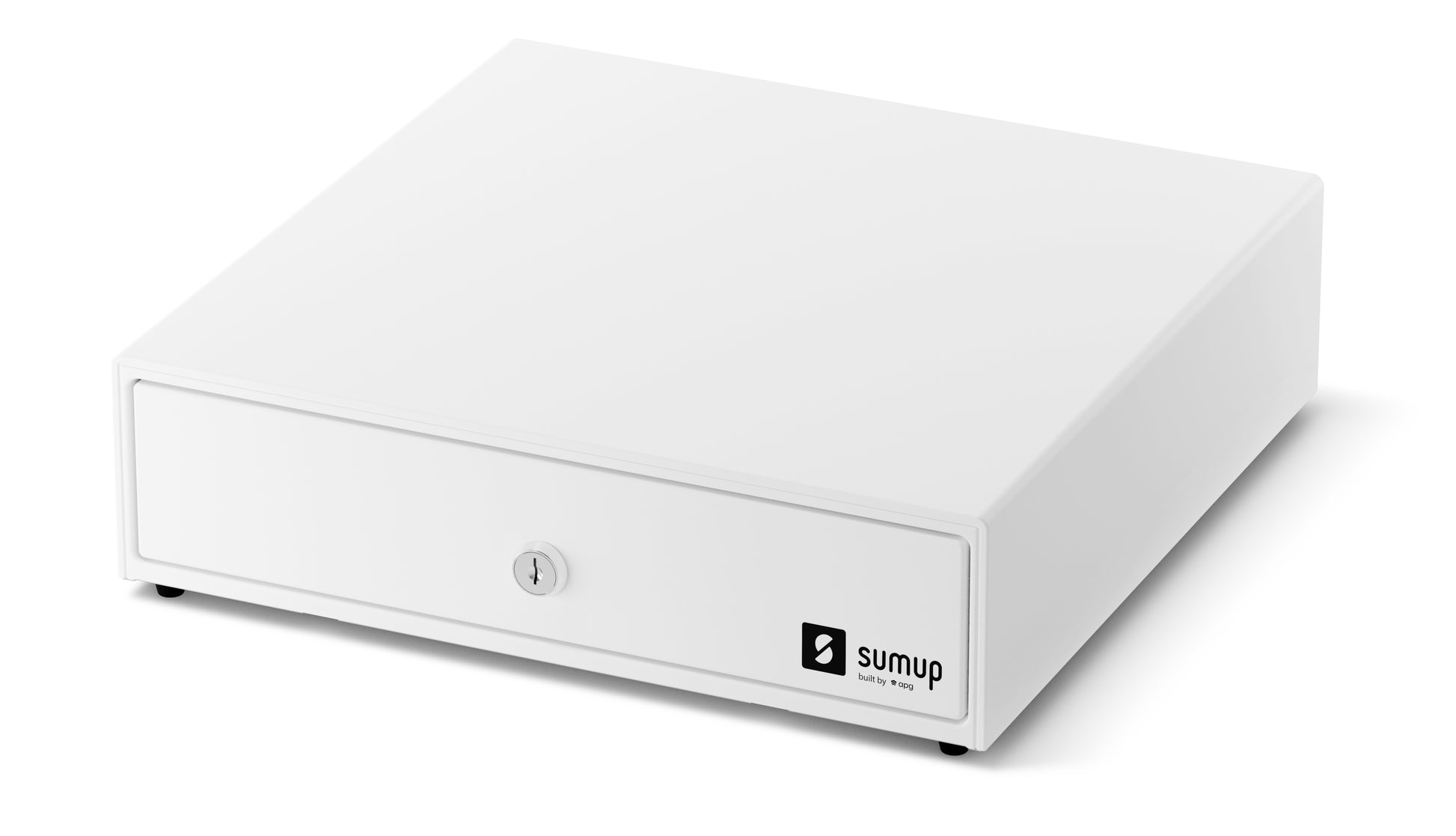 SumUp APG – Kassenschublade, 5 Scheine/8 Münzen, RJ‑11/RJ‑12, 330 × 340 × 100 mm, Weiss, für SumUp POS Lite, Epson