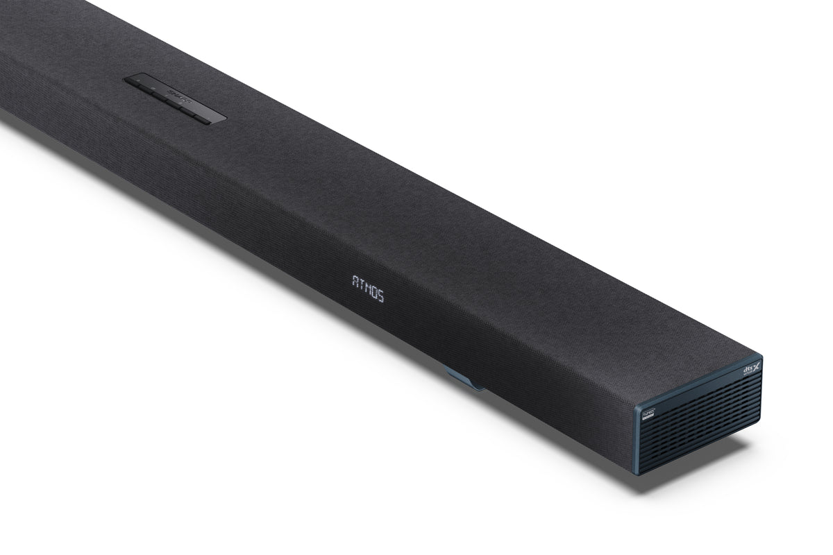 Sharp HTSBW55121BK – Soundbar – 5.1.2, Dolby Atmos/DTS:X, mit kabellosem Subwoofer, 212 W, Schwarz