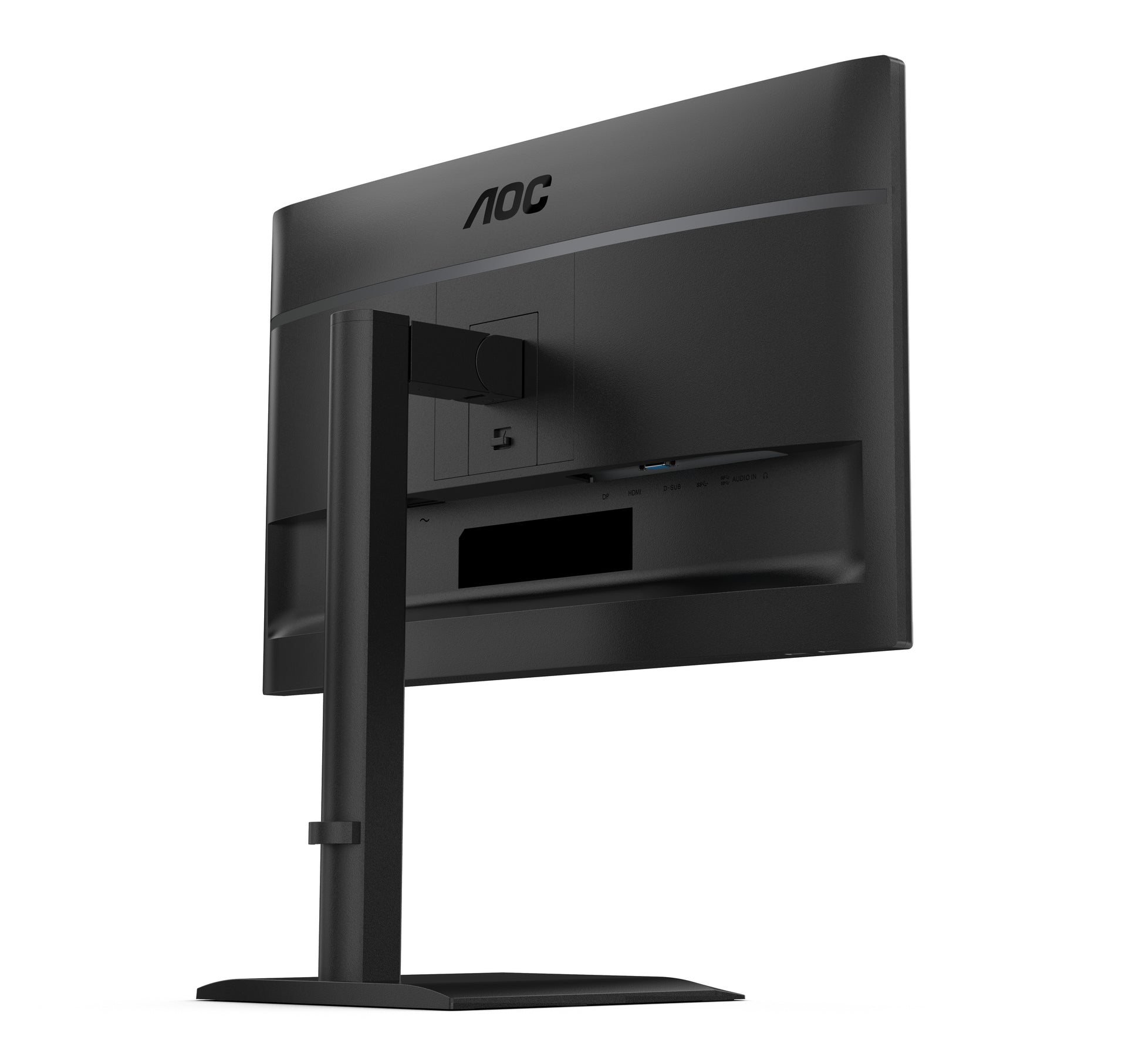 AOC 24E4U – Monitor, 23,8", IPS, 120 Hz, 300 cd/m², USB-Hub, Integrierte Lautsprecher, VESA 100 × 100, Schwarz
