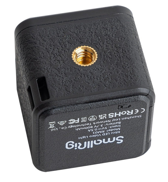 SmallRig RM01 LED-Video-Licht – 3 W, 5600 K, dimmbar, Akku