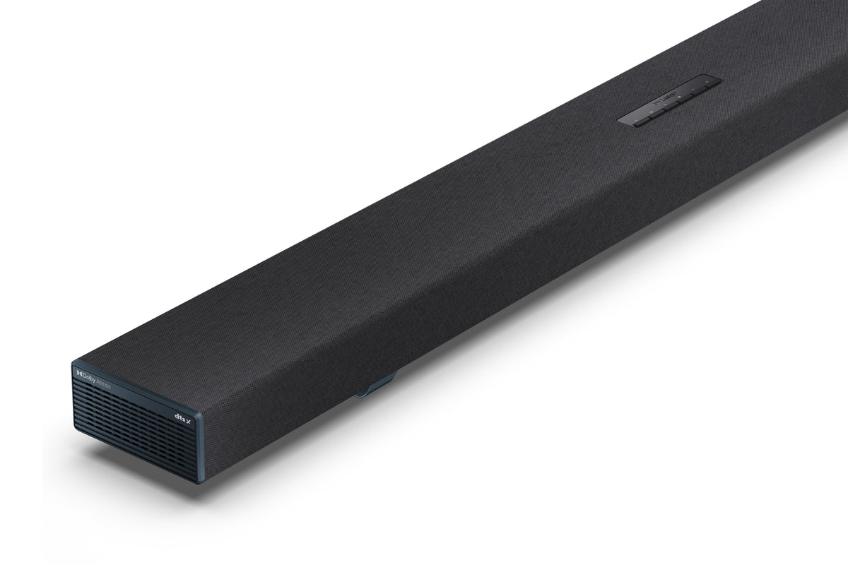 Sharp HTSBW55121BK – Soundbar – 5.1.2, Dolby Atmos/DTS:X, mit kabellosem Subwoofer, 212 W, Schwarz