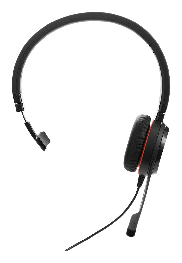 Jabra Evolve 30 II Office-Headset – On-Ear, Stereo, Kabelgebunden, USB-A/USB-C, MS Teams zertifiziert, Schwarz