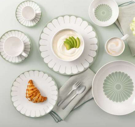Villeroy & Boch Fleur Untertasse – Porzellan, grün