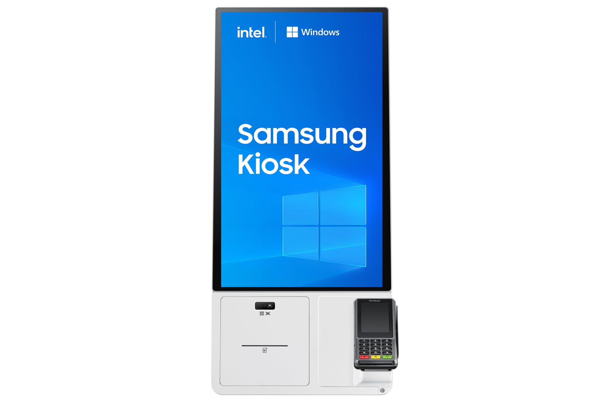Samsung KM24C – Kiosk-Terminal 24" (16:9) FHD (1920×1080) – Windows – PCAP-Touch, weiss